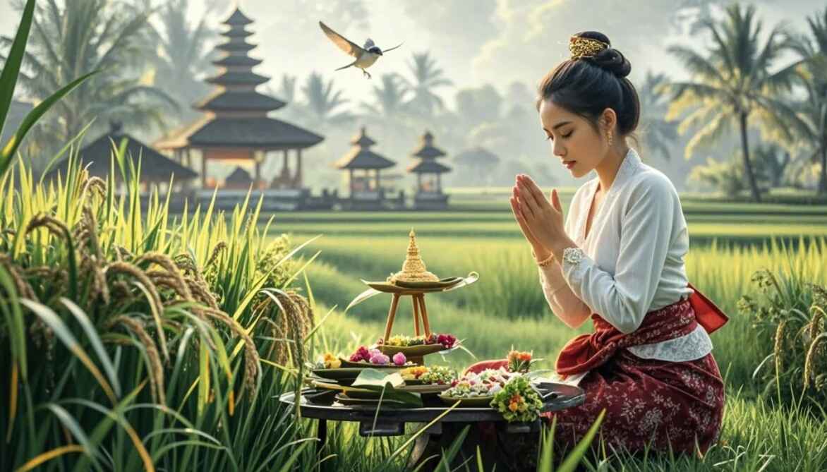 Ilustrasi: Ritual dan Prosesi Hari Bhatara Sri