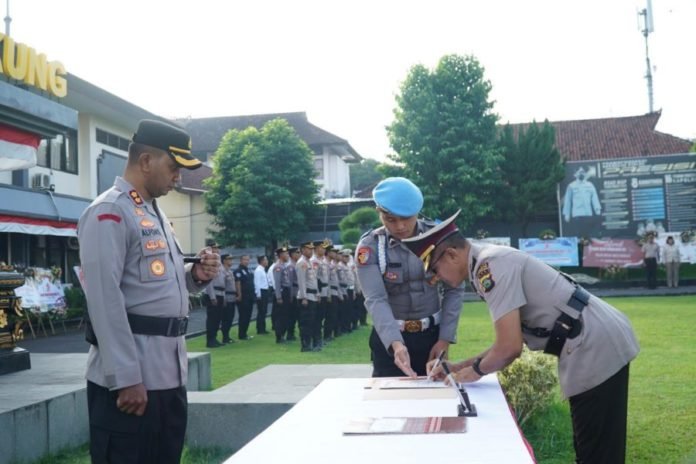 Sertijab Kapolsek Nusa Penida: AKP I Ketut Kesuma Jaya Resmi Gantikan AKBP Ida Bagus Putra Sumerta